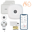Abra vann- og brannsikringspakke m/overføring alarmstasjon - Abonnement (3/4" ventil)